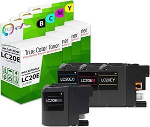 tct compatible ink cartridge replacement for brother lc20e lc20ebk lc20ec lc20em lc20ey high yield works with brother mfc-j5920