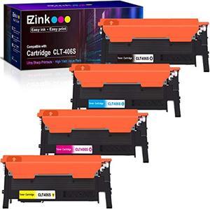 e-z ink (tm) compatible toner cartridge replacement for samsung 406 406s clt-k406s clt-c406s clt-m406s clt-y406s to use with xp