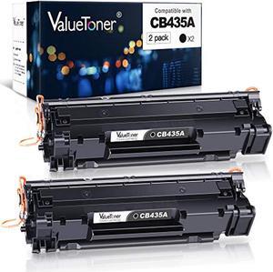 valuetoner compatible toner cartridge replacement for hp 35a cb435a for laserjet p1006, p1009, p1002, p1003, p1004, p1005 laser