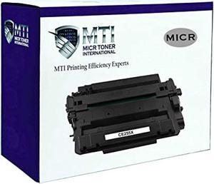 micr toner international compatible magnetic ink cartridge high yield replacement for hp ce255x 55x laserjet p3010 p3015 m521 m