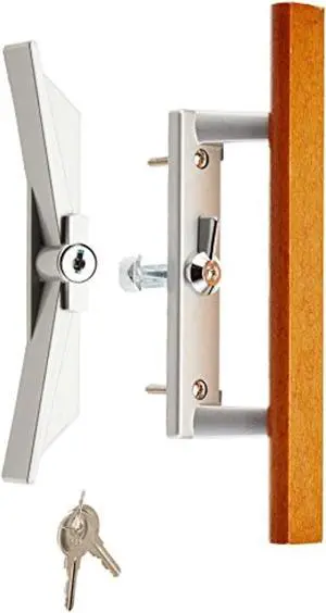 wright products vk1104 keyed surface mount patio latch, aluminum