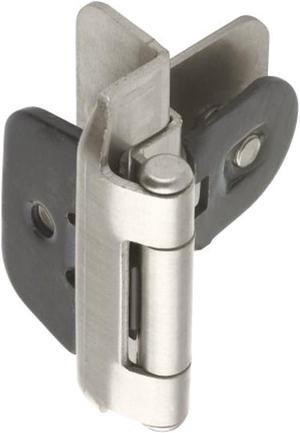 amerock bp8700-g10 double demountable hinge 3/8-inch inset, satin nickel