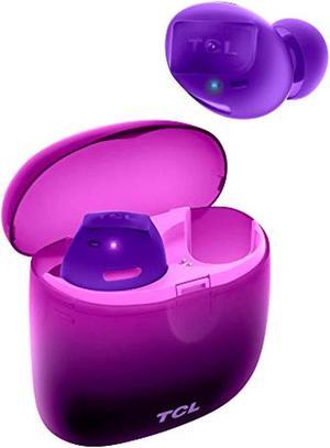 tcl socl500tws wireless earbuds with pumping bass, type-c charging case 26h playtime, bluetooth 5.0, secure fit, waterproof, no