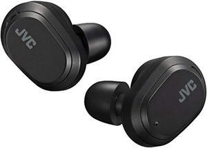jvc haa50tb truly wireless earbuds noise cancelling earbuds with memory foam earpieces, 32h battery life with charging case, to