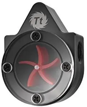 thermaltake pacific flow indicator one pom + pmma safety valve 5-blade interchangeable flow indicator cooling cl-w106-pl00bl-a