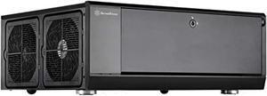 silverstone gd10b home theater computer case (htpc) with lockable front panel for atx/micro-atx motherboards gd10b-x
