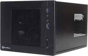 silverstone technology sg05bb-lite mini-itx computer case super small form factor with sfx psu support sg05bb-lite-x