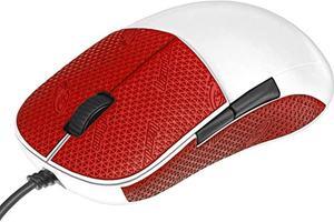 lizard skins dsp computer mouse grip for pc gaming - compatible gaming mouse grip for pc 0.5mm thickness - cut to fit - easy to install - 10 colors (crimson red)