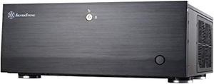 silverstone technology gd07b home theater computer case with lockable aluminum front panel for e-atx/atx/micro-atx motherboards gd07b-x