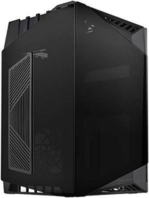 silverstone technology ld03b-af airflow version mini-itx case four side tempered glass panels pre-installed 2 x 120mm fans usb type-c x 1 sst-ld03b-af