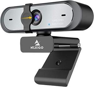 60fps autofocus 1080p webcam with dual microphone & privacy cover, 2021 nexigo n660p pro hd usb computer web camera, for obs gaming zoom meeting skype facetime teams