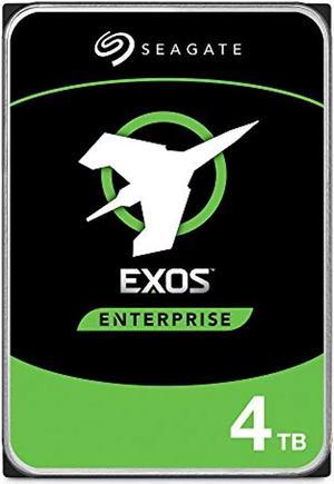 seagate exos 4tb internal hard drive enterprise hdd - 3.5 inch 6gb/s 7200 rpm 128mb cache for enterprise, data center - frustration free packaging (st4000nm0035)