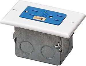 leviton 47605-acs j-box surge protective kit - single ac power module,white/blue