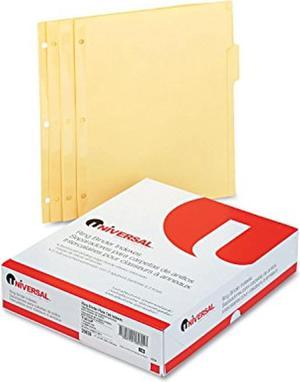 universal 20836 - economy tab dividers, 5-tab, letter, buff, 36 sets/box-unv20836