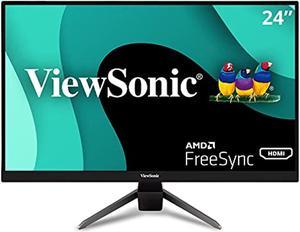 ViewSonic VX2467-MHD 24 Inch Full HD 1080p 75Hz 1ms FreeSync Monitor with HDMI, DP, VGA