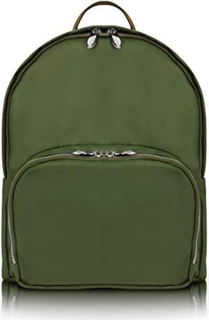 mcklein, n series, neosport, nano tech-light nylon, 15" nylon classic u shape laptop backpack, green (19041)