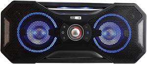 altec lansing mix 2.0 - bluetooth speaker, wireless, waterproof, floatable, portable, speakers, loud volume, strong bass, rich stereo system, 100 ft wireless range, ip67, black with lights