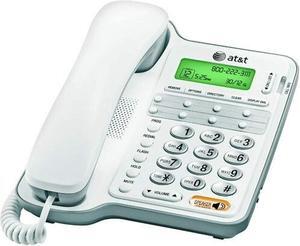 single line speakerphone in white