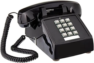 cortelco desk phone, black (250000-vba-20m) cortelco desk phone, black (250000-vba-20m)