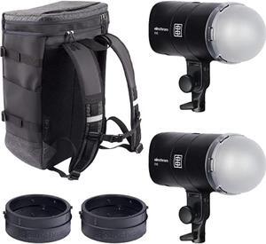 elinchrom one off camera flash with integrated li-ion battery dual kit - (el20931.2)