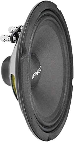 prv audio 8 inch midrange speaker 8mr400-ndy-4, 400 watts max program power, neodymium, 4 ohm, 200 watts rms power, 94 db, mid range loudspeaker fo pro car audio (single)