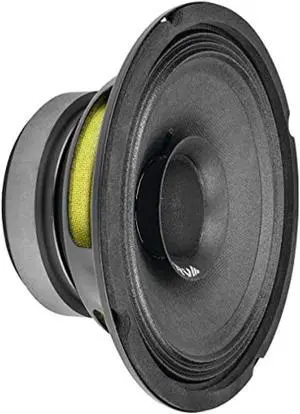 prv audio 6fr200 6 inch full range speaker, 8 ohms, 200 watts continuous program power, 100 watts rms power, 92.5 db, full-range driver, loudspeaker for pro audio systems (single)