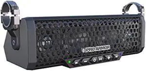 pro armor-au51040 4 speaker bluetooth sound bar system , black