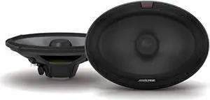 Alpine R-S69.2 600W Peak (200W RMS) R Series 6x9 Inch Coaxial 2-Way Speakers