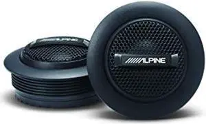 alpine s-s10tw, s series 1" component dome tweeter - 240w