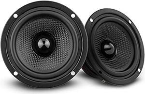 ds18 zxi-354 3.5" full range car audio speaker upgrade with kevlar cone 120 watts 4 ohm horn woofer - pair of 3.5 speakers (2 speakers)