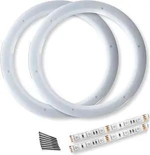 wet sounds 8" led ring kit with rgb strip for xs and sw series 8" speakers