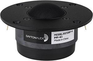 dayton audio rst28f-4 1-1/8" reference series fabric dome tweeter 4 ohm
