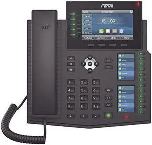 fanvil x6u color display ipv4 & ipv6, poe & gigabit ethernet