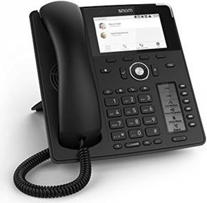 snom d785 telefono ip nero cornetta cablata tft 12 linee