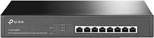 tp-link switching hub 8 port poe hub (compatible with 8 x poe, maximum 30w each, total 124w total) unmanaged 5 year warranty, tl-sg1008mp