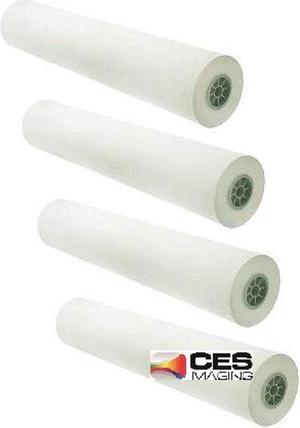 4 rolls 24 x 150 24-inch x 150-foot 20lb bond paper 2-in core in retail package