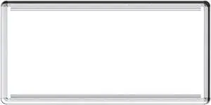 lorell llr18322 36 x 72 in. aluminum mounting frame for whiteboard