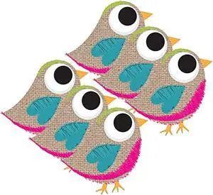 ashley productions magnetic whiteboard eraser, burlap scribble tweet, pack of 6