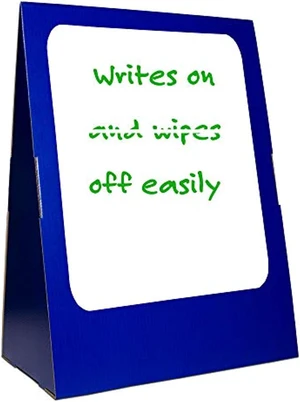 deluxe spiral bound flip chart stand w/dry erase board