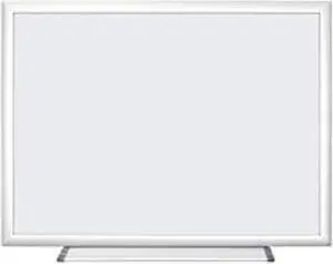 u brands magnetic dry erase board, 17 x 23 inches, silver aluminum frame (070u00-01), white