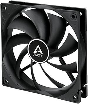 arctic f12 pwm pst - 120 mm pwm pst case fan with pwm sharing technology (pst), quiet motor, computer, fan speed: 230-1350 rpm - black