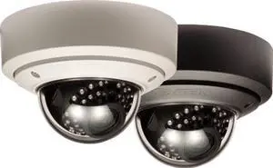 vitek vandal proof color dome camera w/9-22mm varifocal lens, 480tvl & 35 ir led's w/heater & blower and utp (white)
