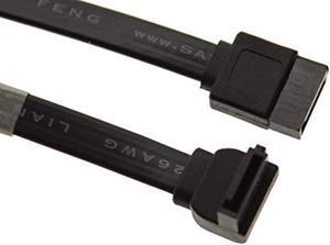 satacables 14" sata iii device cable straight to right angle (ss-035msr)