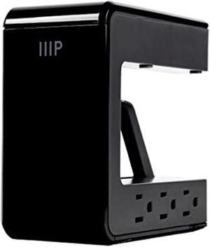 Monoprice Desk Mount C-Shaped Surge Protector, 6 Outlets with 2 USB Type-A and 1 USB Type-C Charging Ports - Workstream Collection