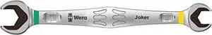wera - 5003760001 4013288173010 double open-ended wrench joker 10x13x167mm, multi