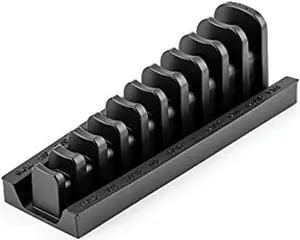 tekton 10-tool 1/2 inch drive crowfoot wrench organizer rack, black (11/16-1-1/4 in.) | org26310 tekton 10-tool 1/2 inch drive crowfoot wrench organizer rack, black (11/16-1-1/4 in.) | org26310