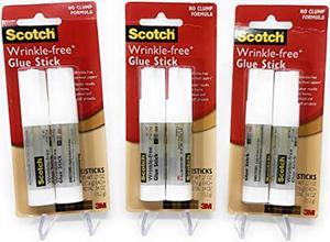 scotch wrinkle-free glue sticks 2/pkg-.27oz (3 pack)