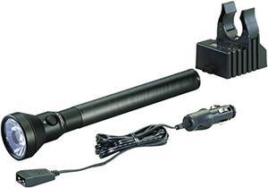 streamlight 77555 ultrastinger 1100 lumen led flashlight with 12-volt dc charger, blue
