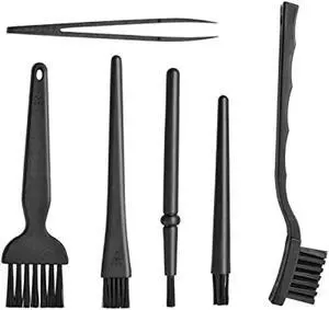elane 6 pcs small portable plastic handle nylon anti static brushes brush kit multi-use for computer,car seat,keyboard,home elane 6 pcs small portable plastic handle nylon anti static brushes brush kit multi-use for computer,car seat,keyboard,home