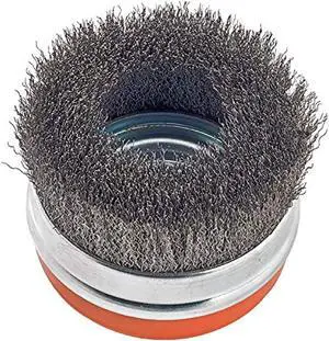 walter surface technologies wire cup brush- crimped w/ring 3" x 5/8"-11 wire: .0118" max rpm 12,000